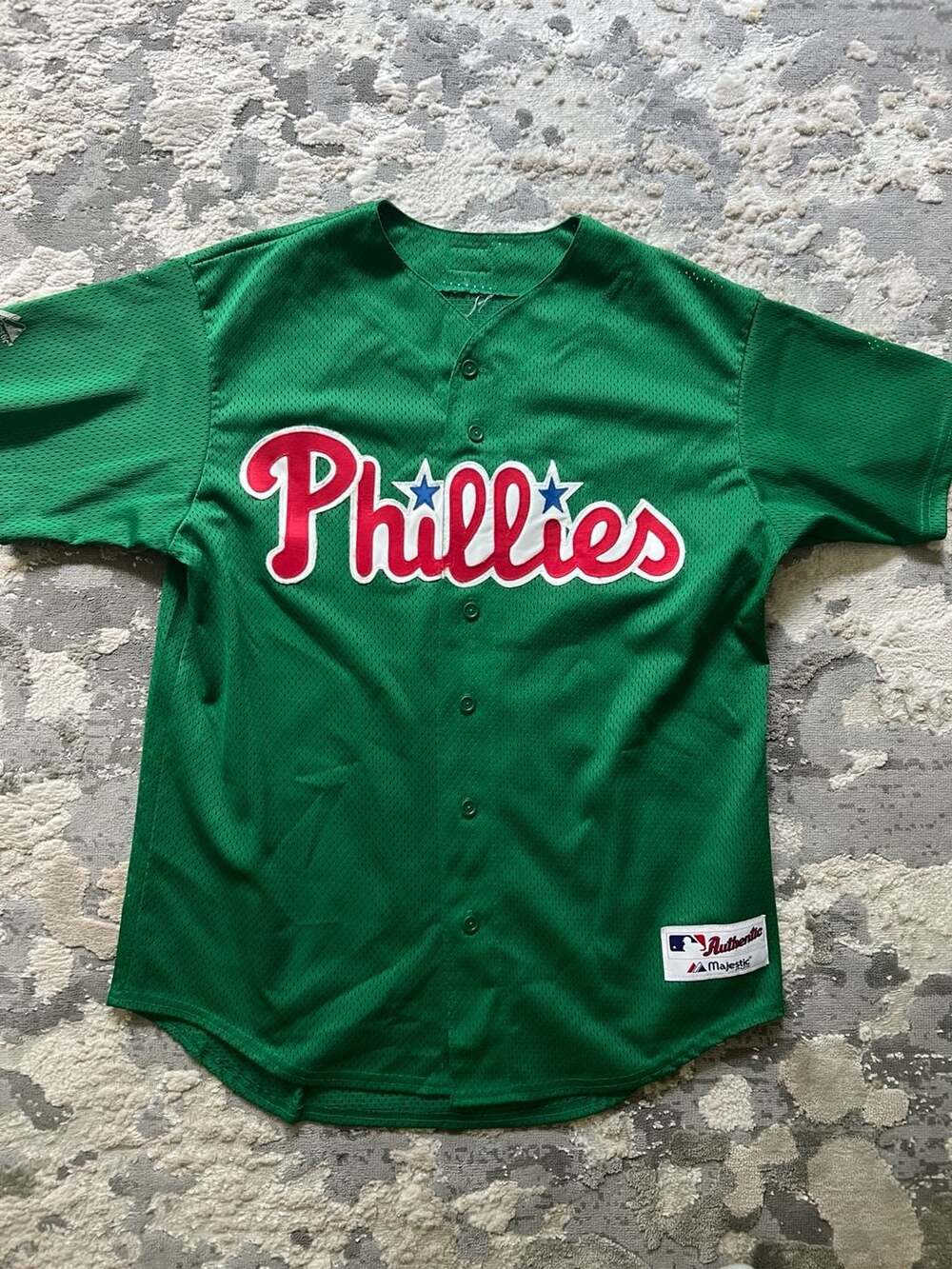 Majestic Philadelphia Phillies St Patrick's Day Jersey